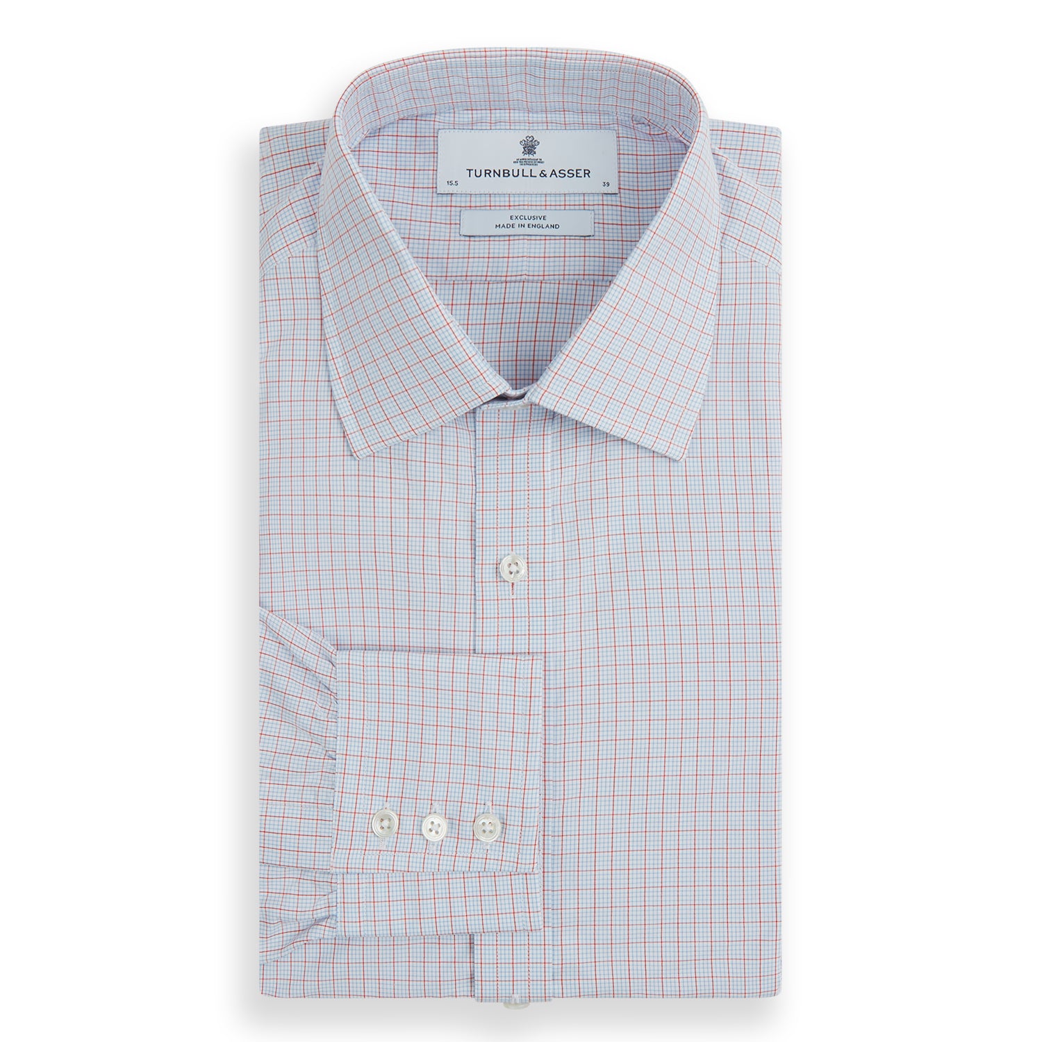 View 4 of product Red Multi Graph Check Mayfair Shirt