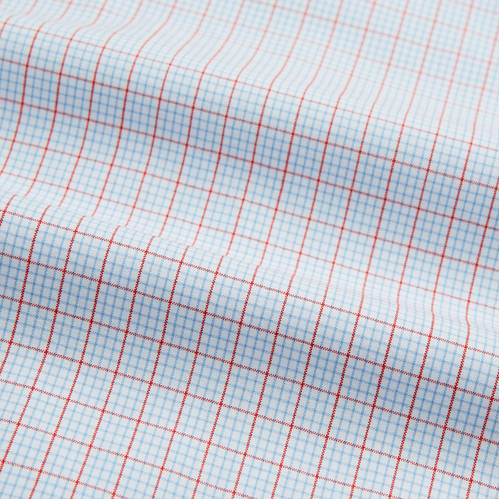 Red Multi Graph Check Mayfair Shirt