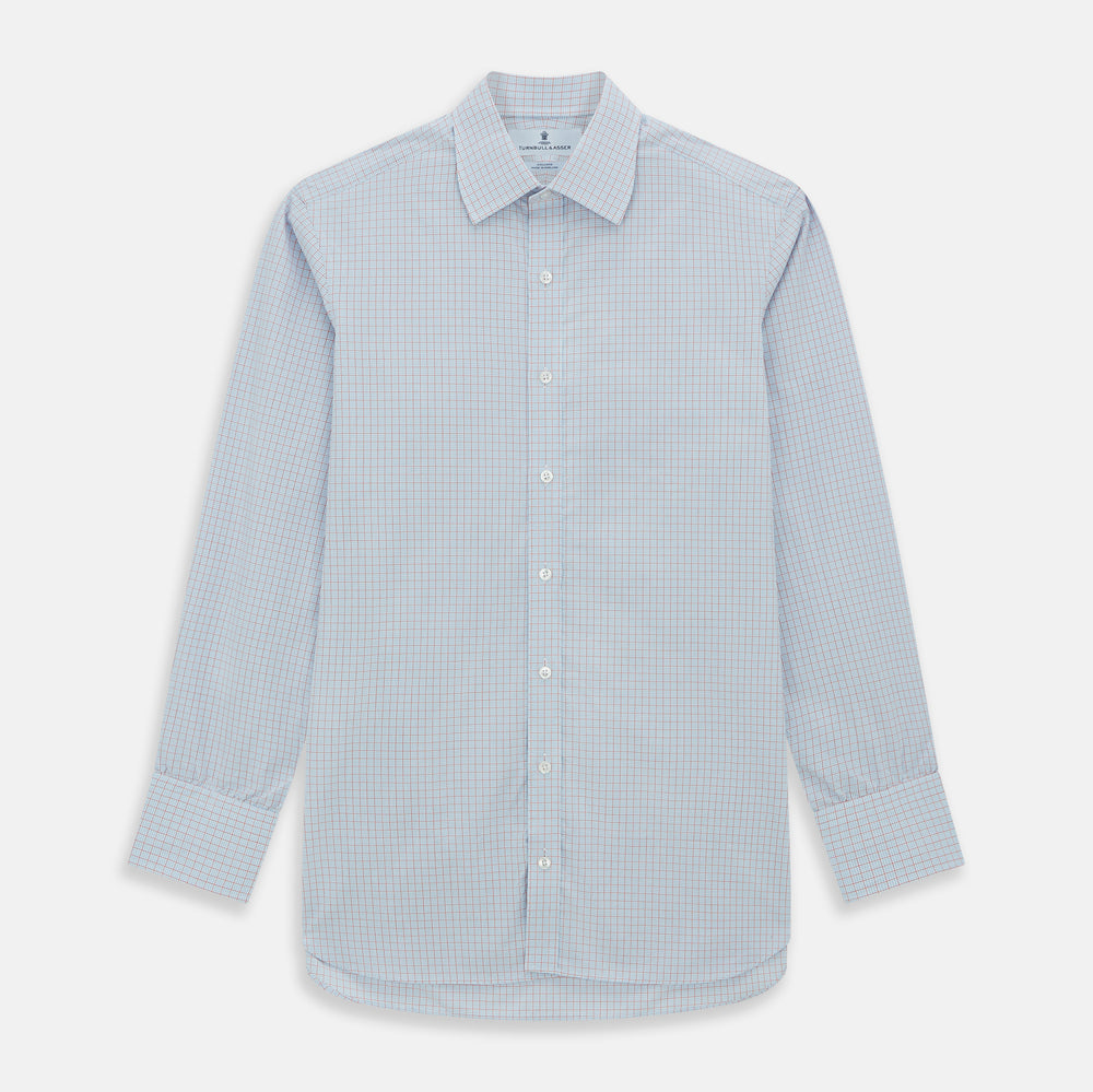 Red Multi Graph Check Mayfair Shirt