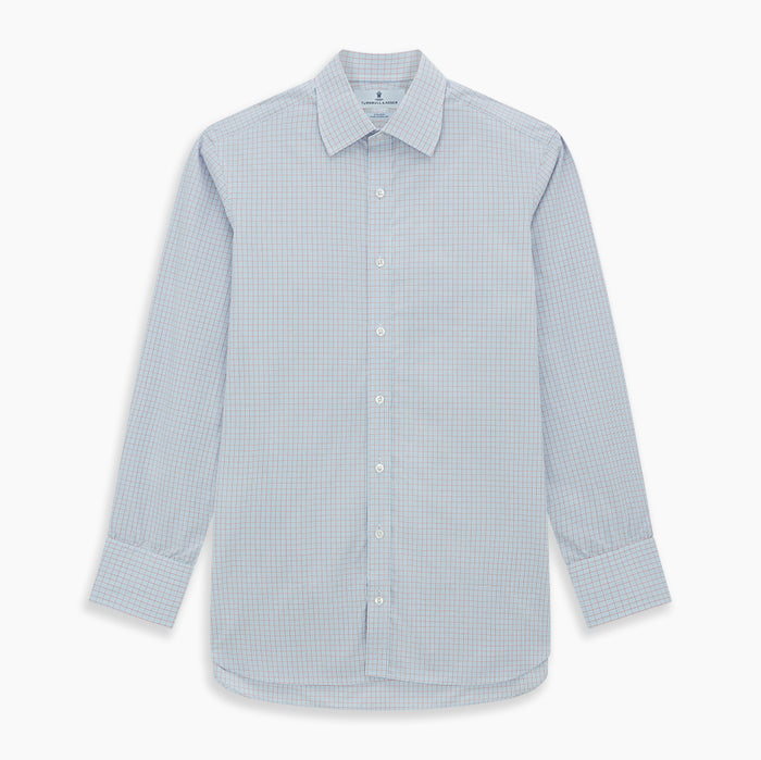 Red Multi Graph Check Mayfair Shirt Image 6