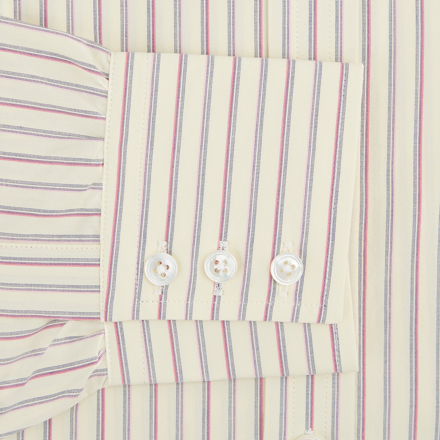 View 3 of product Pink Double Stripe Mayfair Shirt