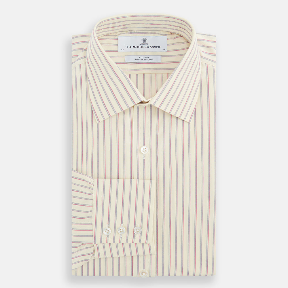 Pink Double Stripe Mayfair Shirt