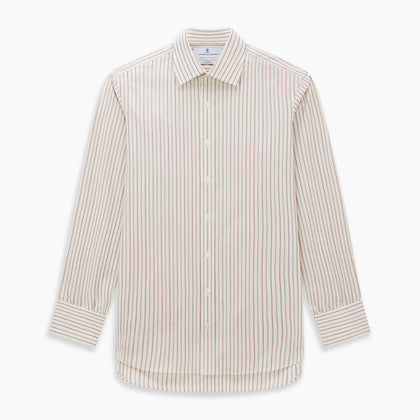 Pink Double Stripe Mayfair Shirt Image 5