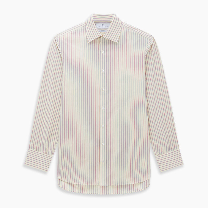 Pink Double Stripe Mayfair Shirt Image 5
