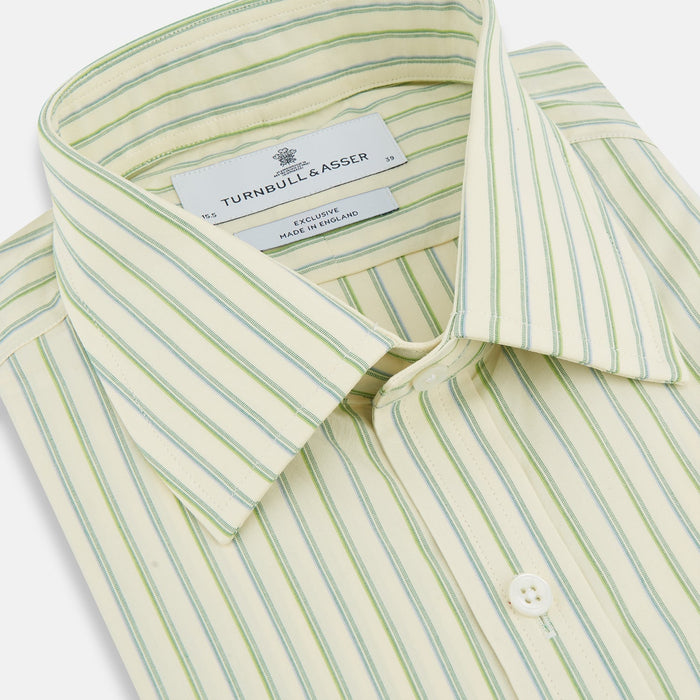 Green Double Stripe Mayfair Shirt Image 1