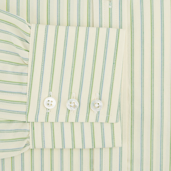 Green Double Stripe Mayfair Shirt Image 2