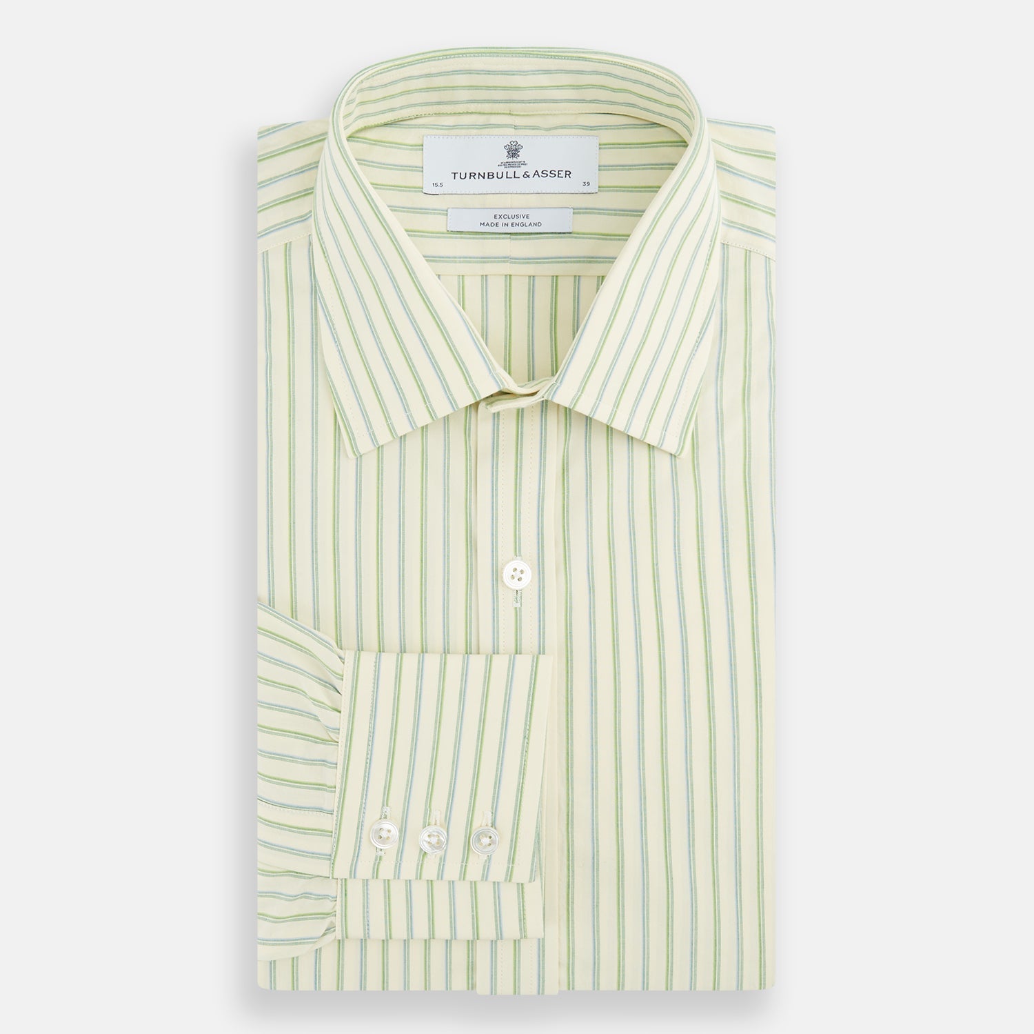 View 4 of product Green Double Stripe Mayfair Shirt