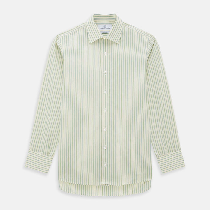 Green Double Stripe Mayfair Shirt
