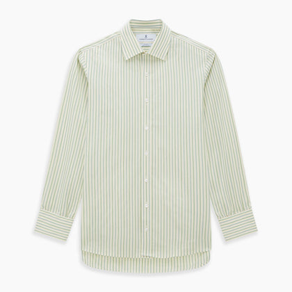 Green Double Stripe Mayfair Shirt Image 5