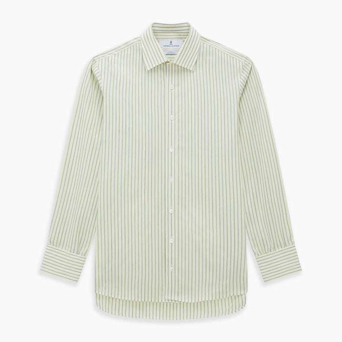 Green Double Stripe Mayfair Shirt Image 5