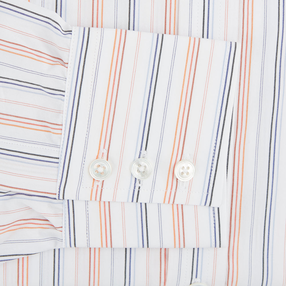 Orange and Blue Multi Stripe Mayfair Shirt