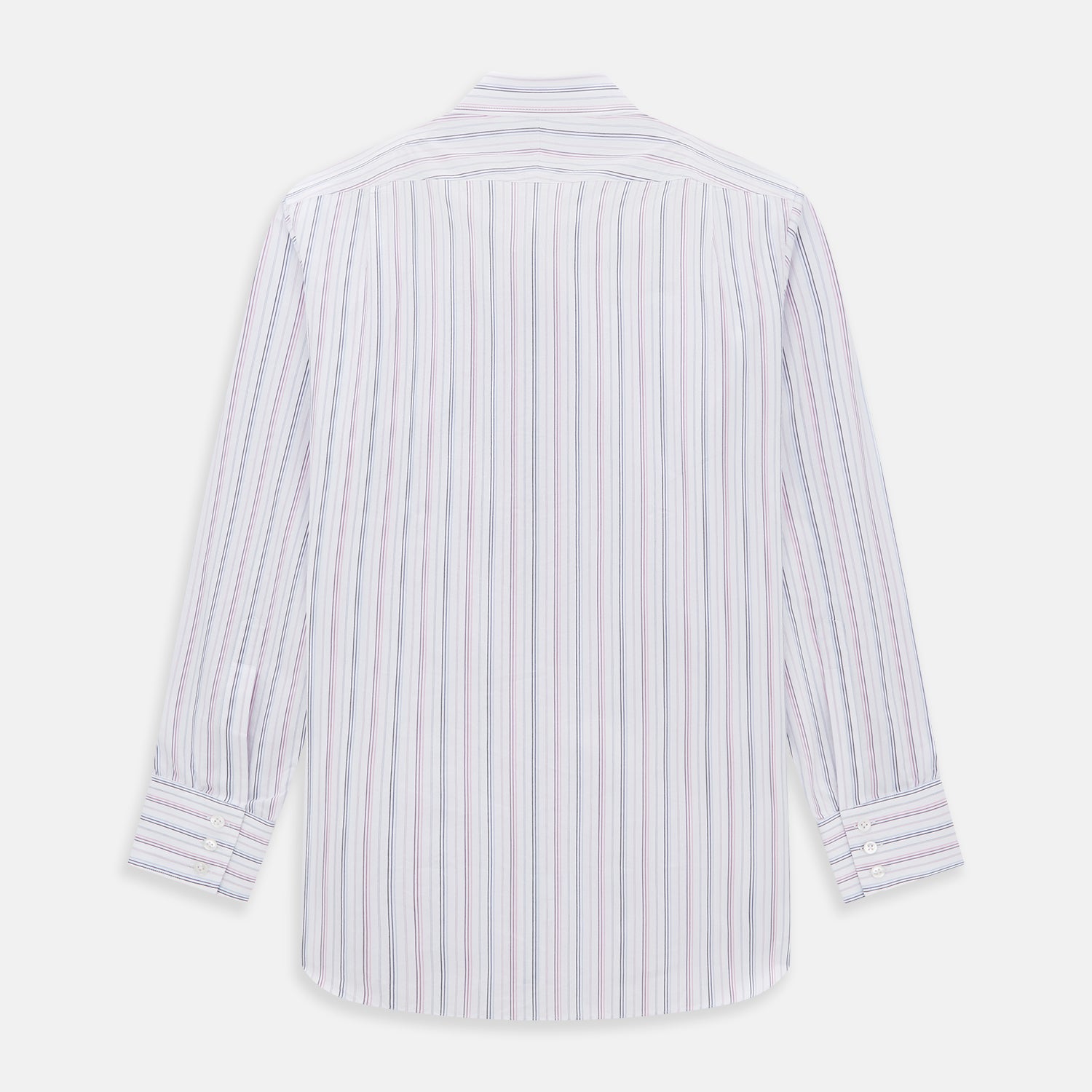 View 5 of product Purple and Blue Multi Stripe Mayfair Shirt