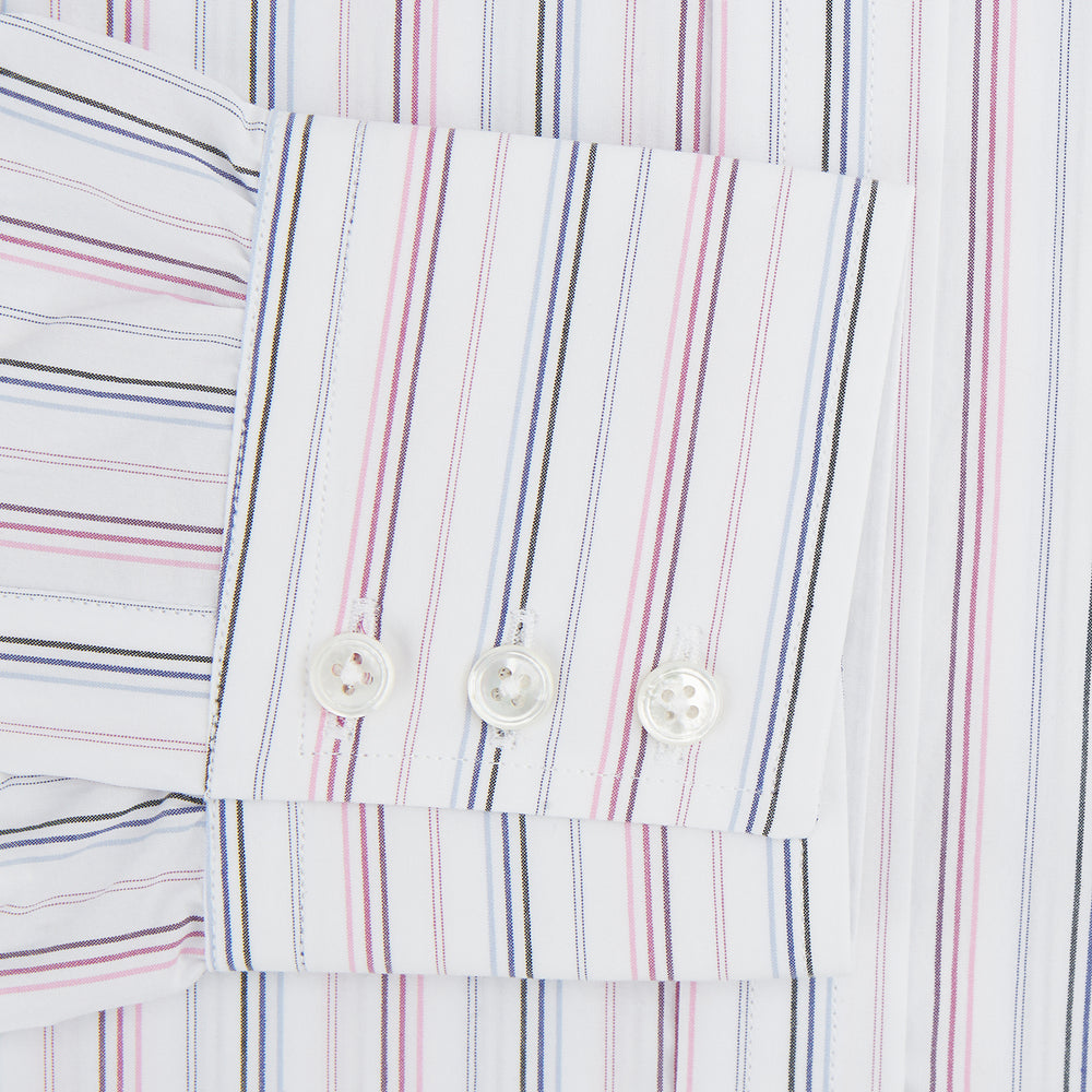 Purple and Blue Multi Stripe Mayfair Shirt