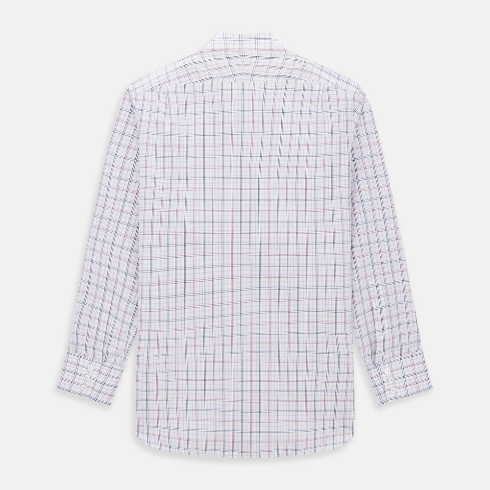 Purple and Blue Multi Check Mayfair Shirt