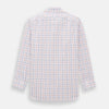 View 5 of product Orange and Blue Multi Check Mayfair Shirt
