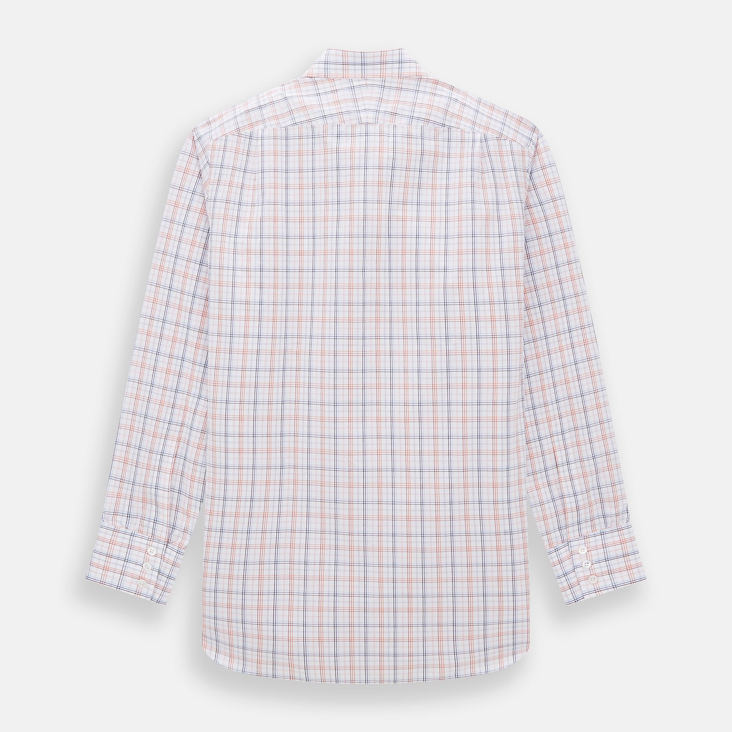 View 5 of product Orange and Blue Multi Check Mayfair Shirt