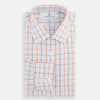 Orange and Blue Multi Check Mayfair Shirt