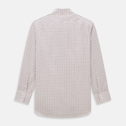Pink Multi Check Mayfair Shirt Image 4