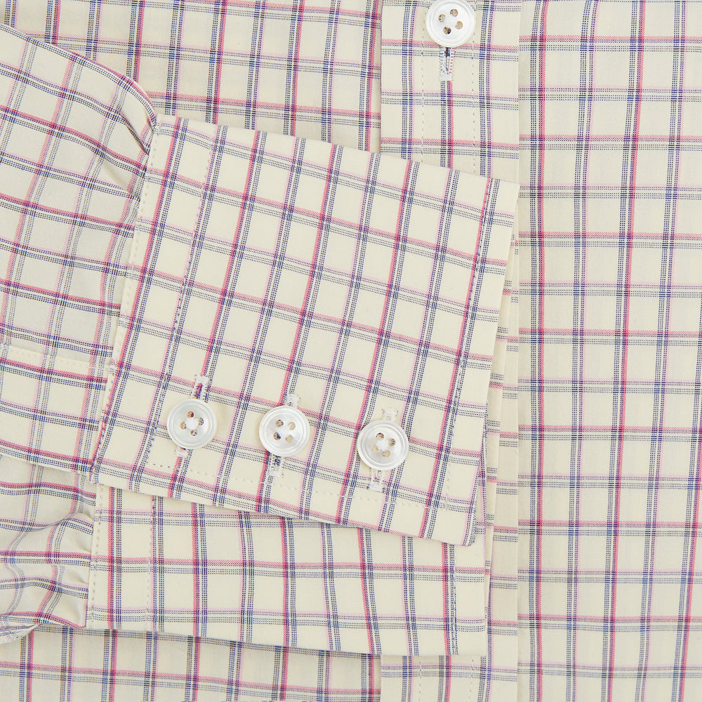 Pink Multi Check Mayfair Shirt