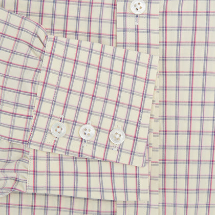 Pink Multi Check Mayfair Shirt Image 2