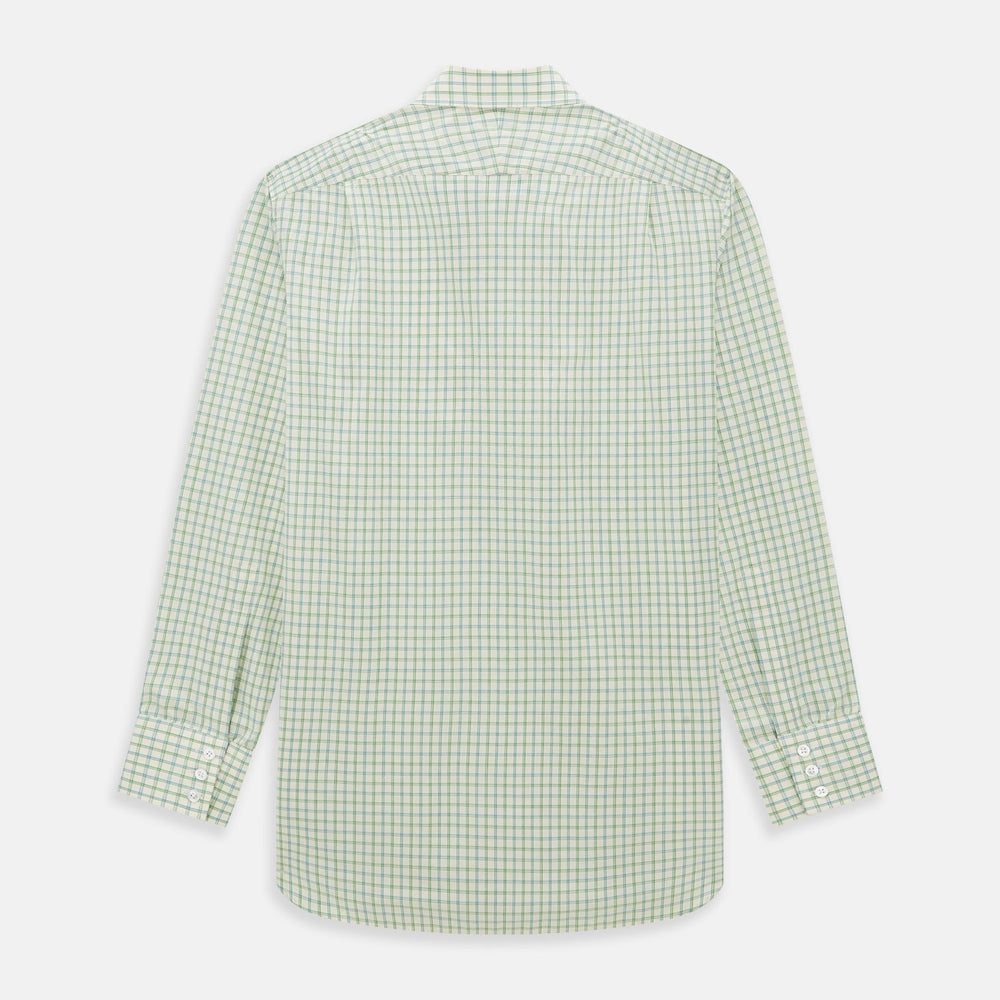 Green Multi Check Mayfair Shirt