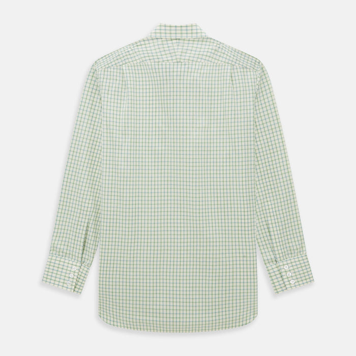 Green Multi Check Mayfair Shirt Image 4