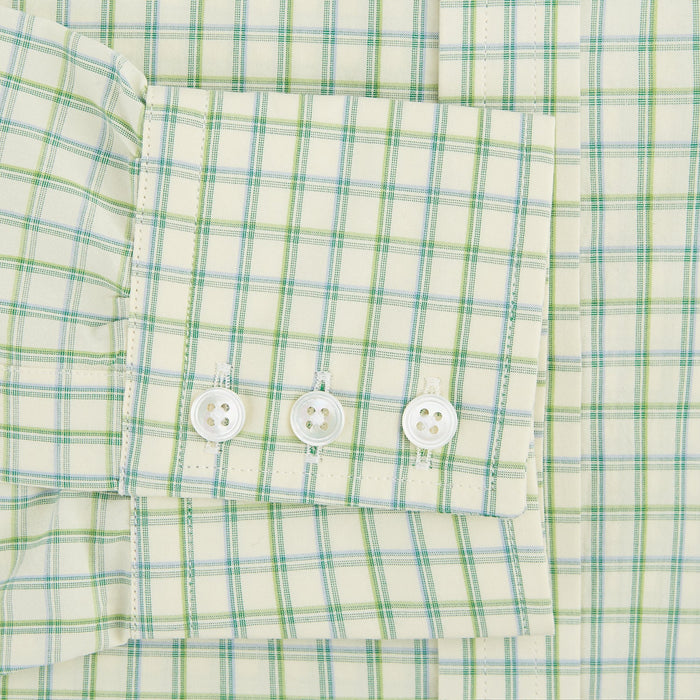 Green Multi Check Mayfair Shirt Image 2