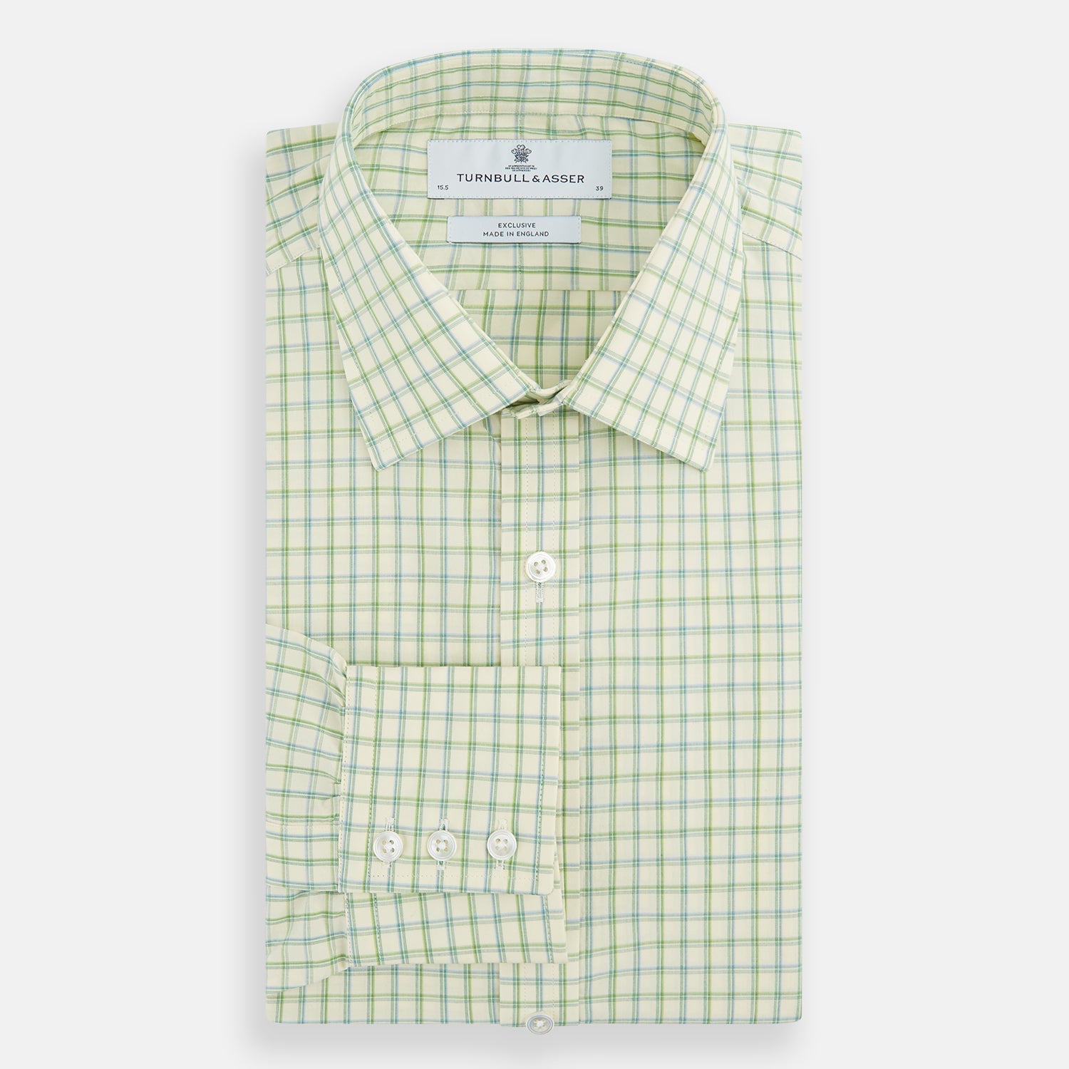 View 4 of product Green Multi Check Mayfair Shirt