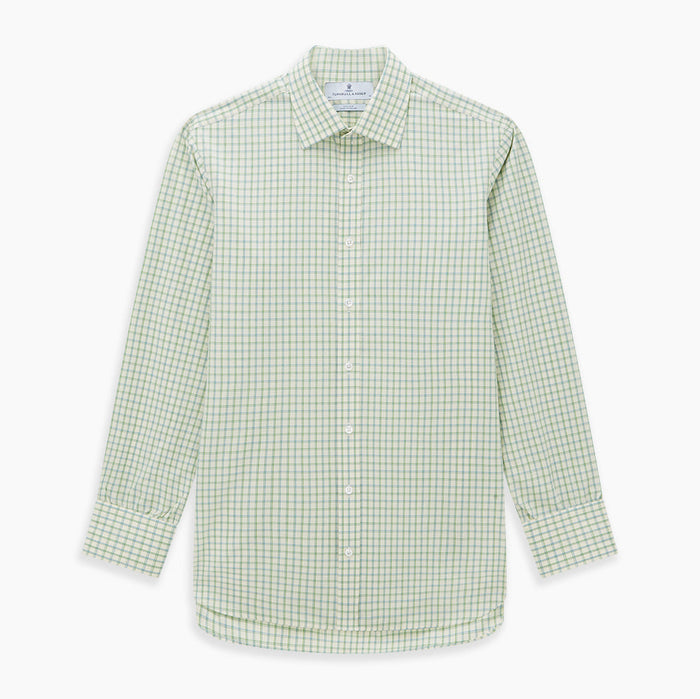 Green Multi Check Mayfair Shirt Image 5