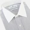 View 2 of product Chequered White on Navy Regular Fit Shirt in Cotton