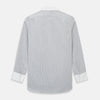 View 3 of product Chequered White on Navy Regular Fit Shirt in Cotton