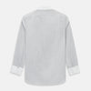 View 3 of product Striped White on Navy Regular Fit Shirt in Cotton