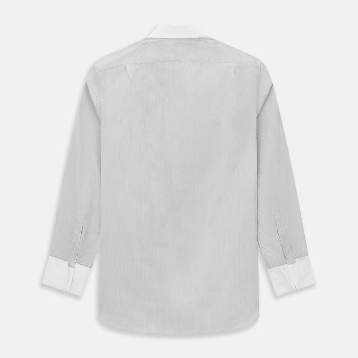 SHIRTS RF NEW WH T&A CLR WHITE/NAVY BLUE STRIPES Image 2