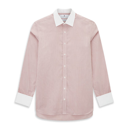 SHIRTS RF NEW WH T&A CLR WHITE/DARK RED CHECK Image 6