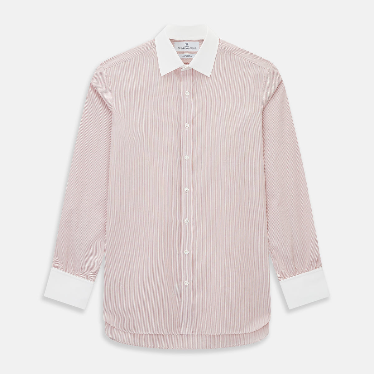 View 1 of product SHIRTS RF NEW WH T&A CLR WHITE/DARK RED STRIPE
