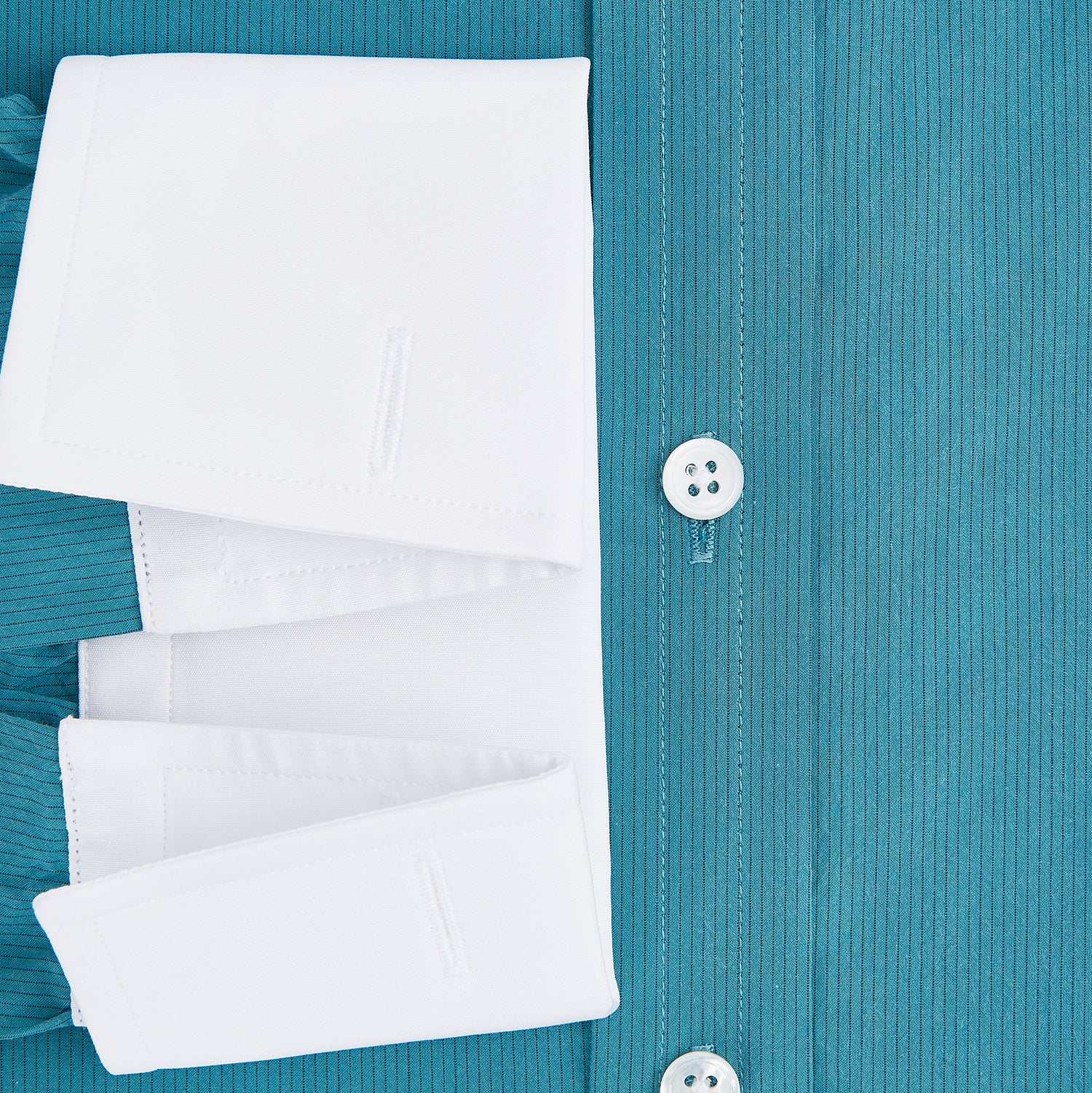 Image 4 of product Turquoise Pinstripe Mayfair Shirt 19