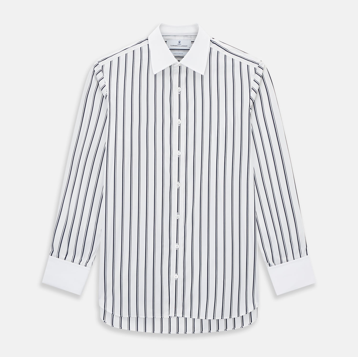 View 1 of product SHIRTS RF NEW WH T&A CLR WHITE DC NVY STRP ON WHT 18