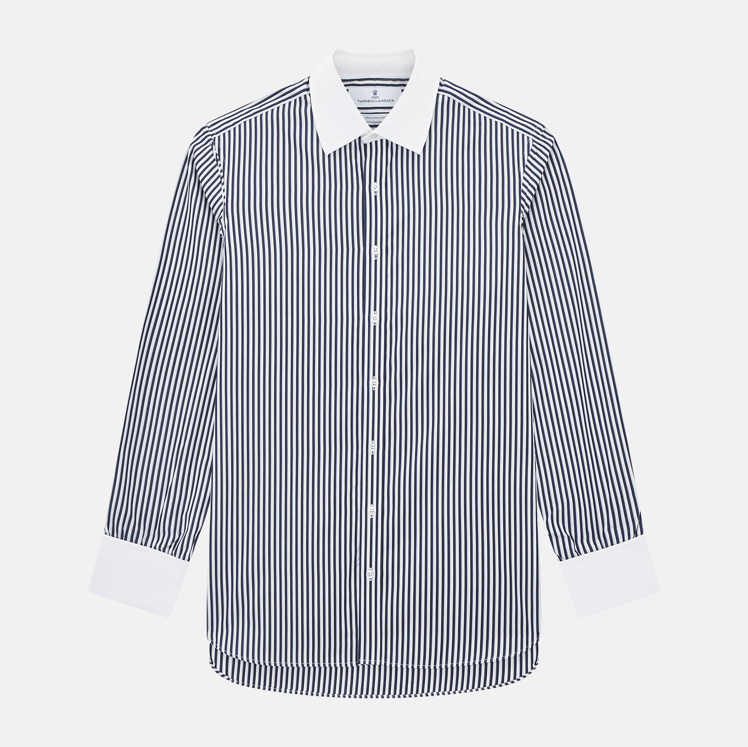 View 1 of product SHIRTS RF NEW WH T&A CLR WHITE DC NVY STRP ON WHT 15