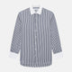 SHIRTS RF NEW WH T&A CLR WHITE DC NVY STRP ON WHT 15