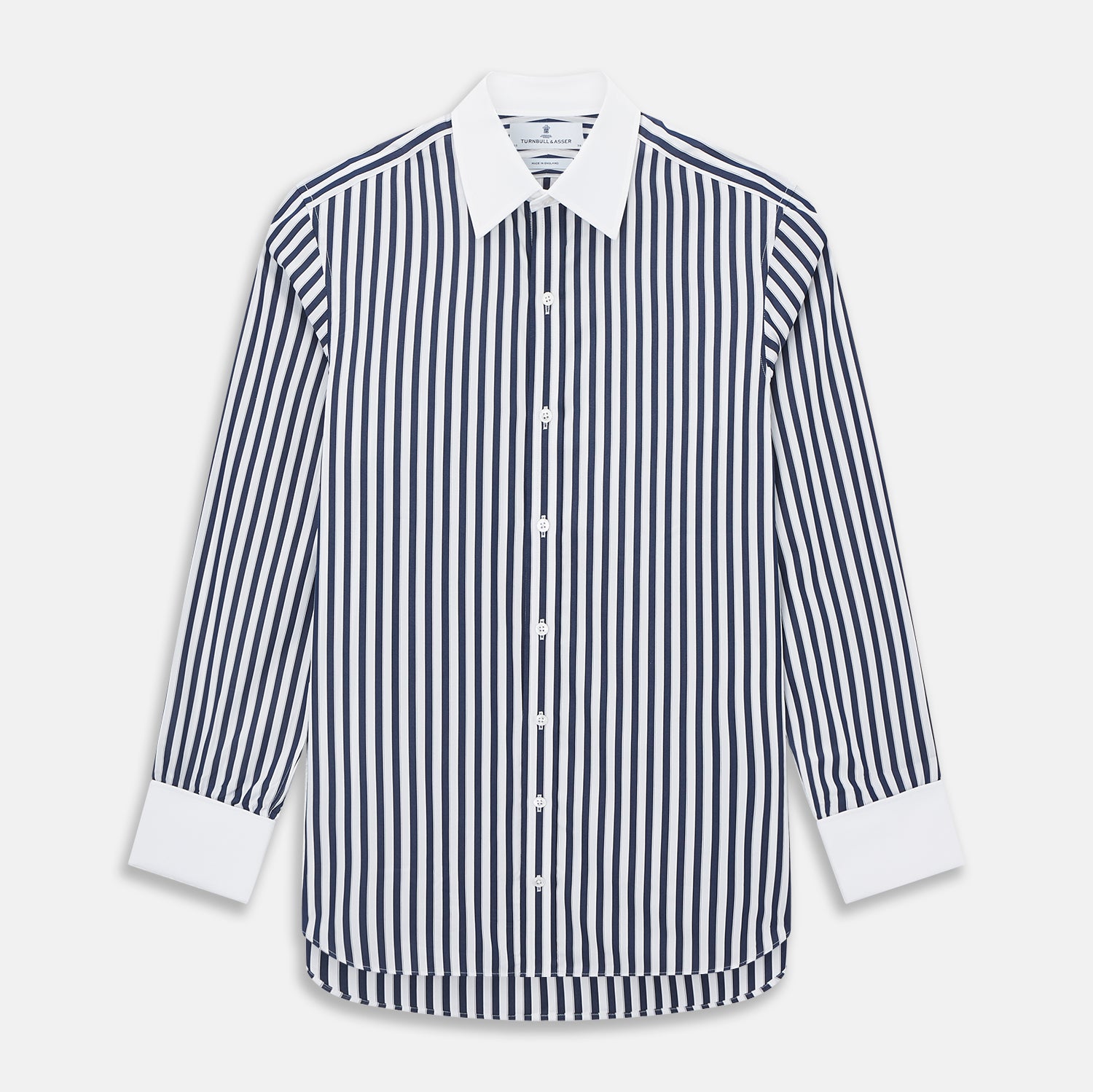 View 1 of product SHIRTS RF NEW WH T&A CLR WHITE DC NVY STRP ON WHT 15