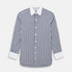 SHIRTS RF NEW WH T&A CLR WHITE DC NVY STRP ON WHT 15