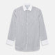 SHIRTS RF NEW WH T&A CLR WHITE DC NVY STRP ON WHT 16.5