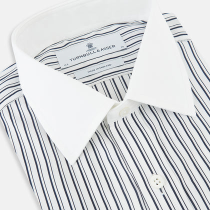 fancy dress shirts Cigar Long Sleeve Printed Button Designed to be comfortable and stylish Contrast Collar Shirts Turnbull
