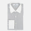 View 5 of product SHIRTS RF NEW WH T&A CLR WHITE DC NVY STRP ON WHT 16.5