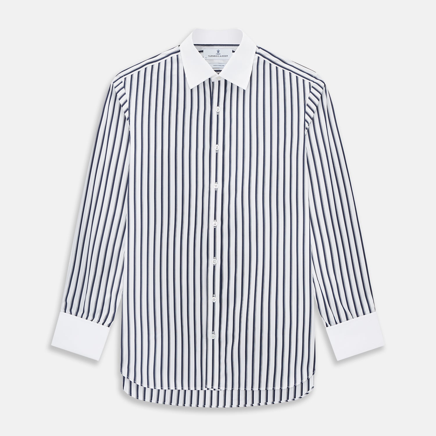 View 1 of product SHIRTS RF NEW WH T&A CLR WHITE DC NVY STRP ON WHT 16