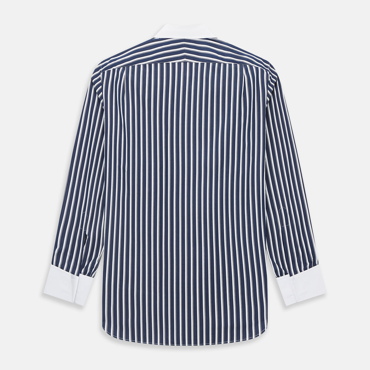 View 3 of product SHIRTS RF NEW WH T&A CLR WHITE DC WHT STRP ON NAVY 15.5