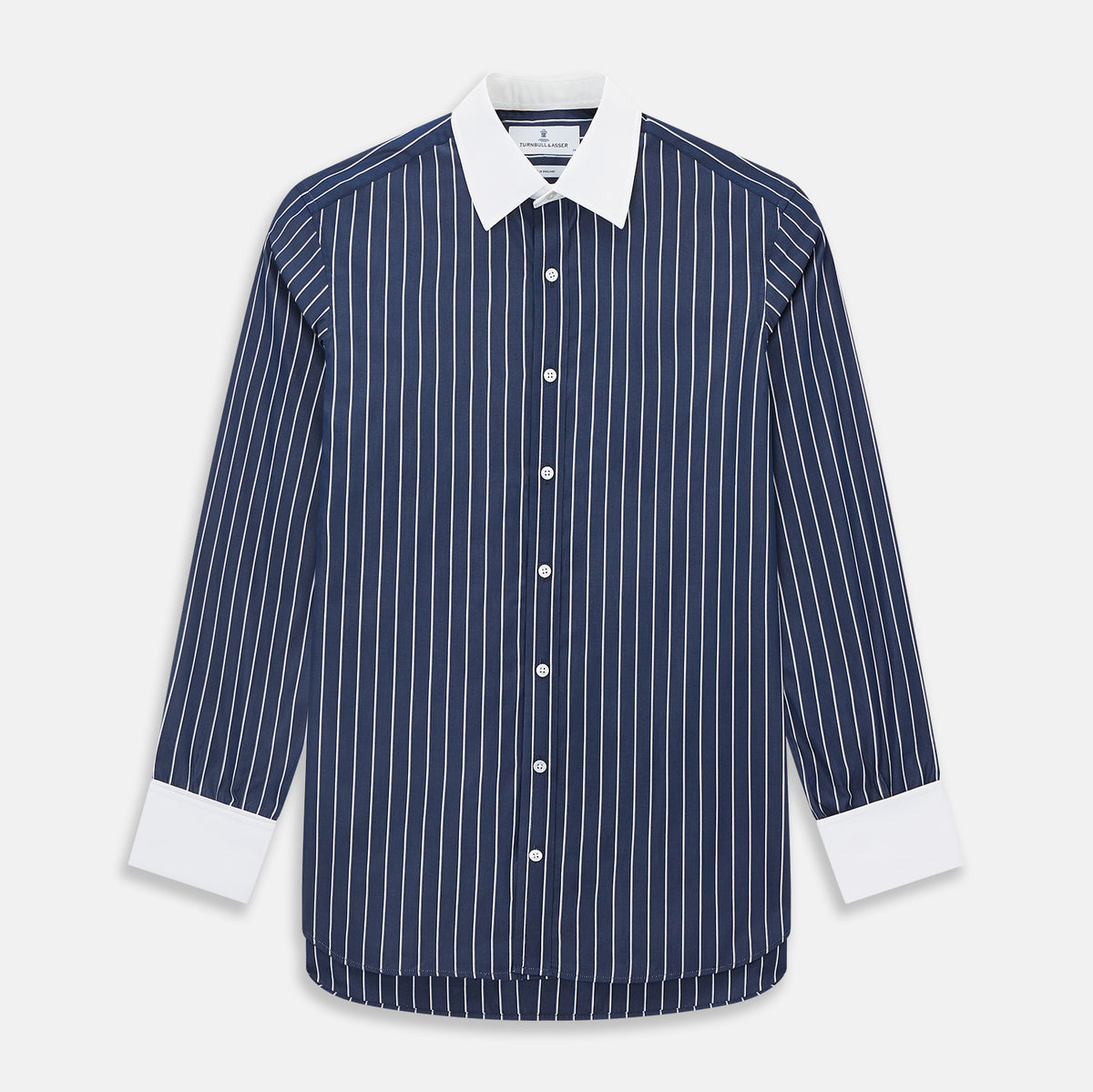 View 1 of product SHIRTS RF NEW WH T&A CLR WHITE DC WHT STRP ON NAVY 17