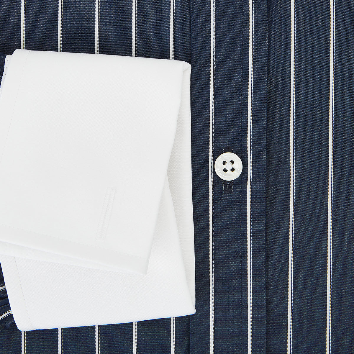 View 4 of product SHIRTS RF NEW WH T&A CLR WHITE DC WHT STRP ON NAVY 17