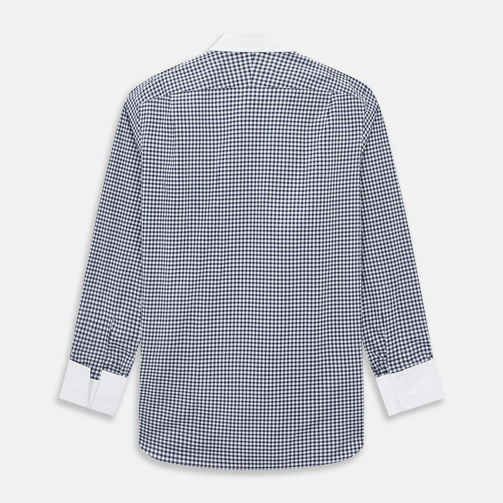 SHIRTS RF NEW WH T&A CLR WHITE DC NAVY CHK ON WHT 18