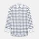 SHIRTS RF NEW WH T&A CLR WHITE DC NAVY CHK ON WHT 17.5